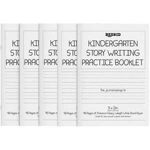 5-Pack Kindergarten Writing Booklets 48-Page Each Dotted Lined Paper - Picture 1 of 5