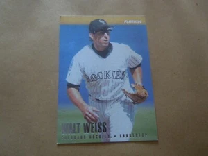Karte - Baseball - Fleer:1996 - Nr.378 - Walt Weiss - Bild 1 von 2