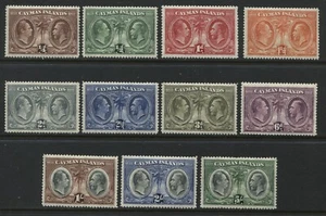 Cayman Islands KGV 1932 complete set to 5/ mint o.g. hinged - Foto 1 di 1