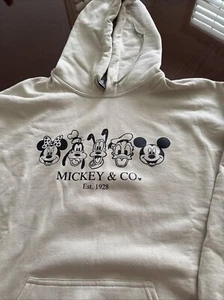 Gildan Heavy Blend Hoodie Disney  Mickey And Co Disneyland Crewneck Large - Picture 1 of 4