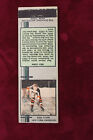 1933 Diamond Match Book Co. Red Conn NHL New York Americans