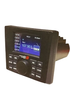 Reproductor/receptor de audio para todo tipo de clima Cerwin-Vega CMR3 con pantalla a color TFT de 3" abierta - Imagen 1 de 5