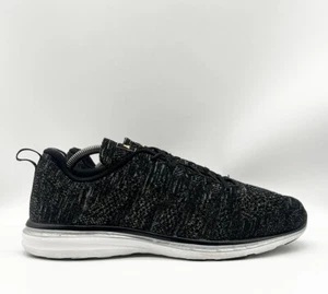 APL Shoes Men's Size 11 Techloom Pro Running Black Metallic Pearl White Sneakers - Picture 1 of 6