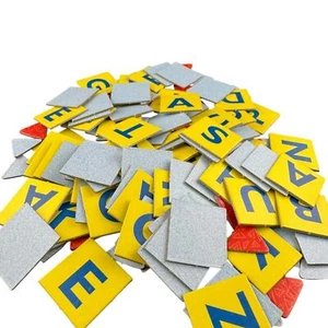 Vintage Scrabble Junior 1999 Edition Replacement Parts Letter Tiles Full Set  - Picture 1 of 2