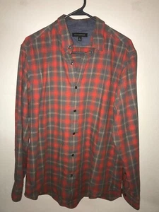 CAMISA A CUADROS BANANA REPUBLIC PARA HOMBRE MANGA LARGA MEZCLA ALGODÓN PESADO: TALLA GRANDE - Imagen 1 de 3
