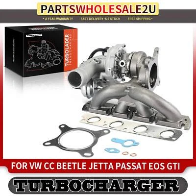 Turbo Turbocharger for Audi A3 2009-2013 Volkswagen Jetta 2008-2010 12-13 Passat - Image 1 of 4