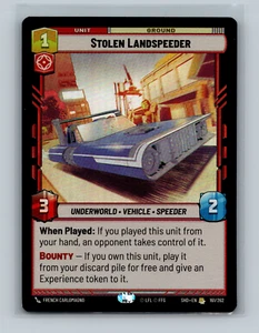Star Wars Unlimited - (Foil) - Stolen Landspeeder (SHD) 161/262 - Picture 1 of 2