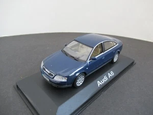 Minichamps 1:43 Die Cast Audi A6 Limousine blau - Bild 1 von 3