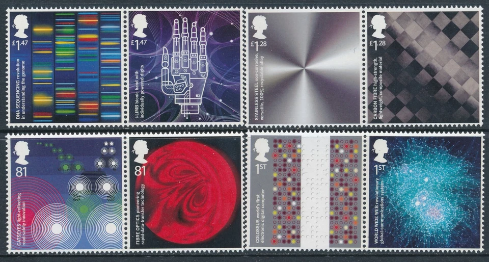 2015 GB INVENTIVE BRITAIN SET OF 8 FINE MINT MNH SG3679-SG3686 - image 1 of 1