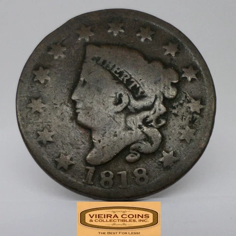1818 Large Cent - #C27954NQ Cover
