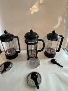 (3x)Bodum Made In Portugal 8 Cup French Press Coffee Maker 34 oz Black Brand New - Picture 1 of 14