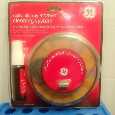 GE Radial Cleaning system for Blu-Ray/CD/DVD Model 32597.**** New in package**** - Image 1 of 4