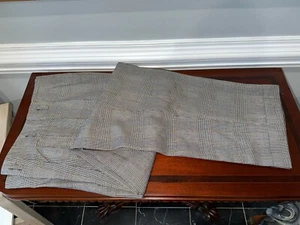 MASSGESCHNEIDERT, 100% KAMMGARNWOLLE, KARIERT, HERREN PLISSEE KLEID HOSE Gr: 33 - Bild 1 von 7