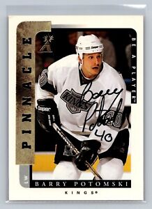 1996-97 Pinnacle - Barry Potomski - Be A Player - Auto - #24 - Los Angeles Kings