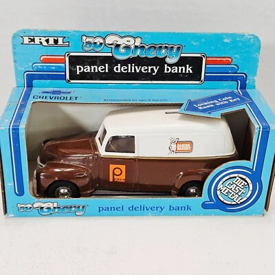 Ertl '50 Chevy Delivery Van Bank Danish Bakery Publix Die Cast Metal 1/25 1988 - Image 1 of 4