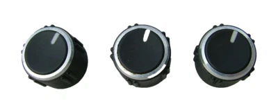 ** LOTE DE 3 PERILLAS DE CONTROL DE CALEFACCIÓN AIRE ACONDICIONADO CHEVROLET MALIBU 2004 2005 2006 2007 INTERRUPTOR Foto 1 de 3