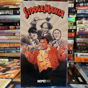 Stoogemania 1985 VHS Brand New Josh Mostel HTF Three Stooges Tribute Comedy - Picture 1 of 12