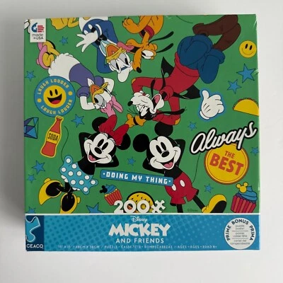 Ceaco Puzzle Mickey and Friends Always the Best (200 Pieces) New With Poster - Image 1 of 4