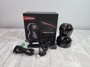 Telecamera IP wireless Kamtron modello 826 1080p nera sicurezza domestica ottime condizioni - Foto 1 di 6