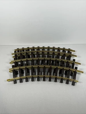 Lot of 4  LGB Lehmann Curved Track Pieces (1100 x 4) Brass Segments Sections - Image 1 of 4