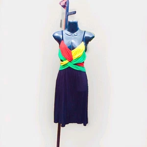 NEW ARRIVAL, Jamaica Rasta Colour, Alterneck  Dress.......Size 12 - Picture 1 of 4