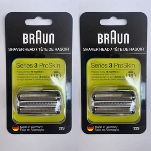 Cartucho de cabezal de afeitado Braun 32S Series 3 paquete combinado 3040s,3030s,3050cc,395cc - Imagen 1 de 1
