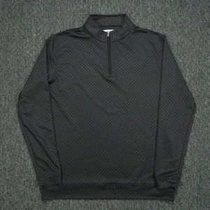 Peter Millar Pullover Youth XL Black Perth Stretch Loop Terry Printed Skull Boys - Picture 1 of 10