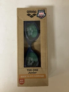 Arena The One Junior Swimming Goggles Blue Ages 6-12 Adapts To Most Faces - Picture 1 of 4
