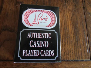 Paris Red Tri Black Box Casino Las Vegas Spielkartendeck - Bild 1 von 12