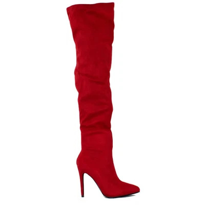 Muse Women's Over The Knee Boots - Red - Image 1 of 3