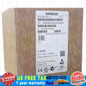 New Siemens 6SE6 420-2UC22-2BA1 6SE6420-2UC22-2BA1 MICROMASTER420 without filter - Picture 1 of 9