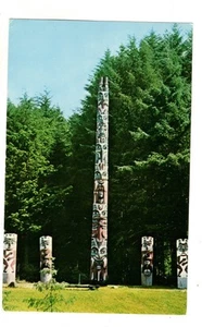 Totempfahl Park Sitka Alaska Vintage Postkarte AK - Bild 1 von 2
