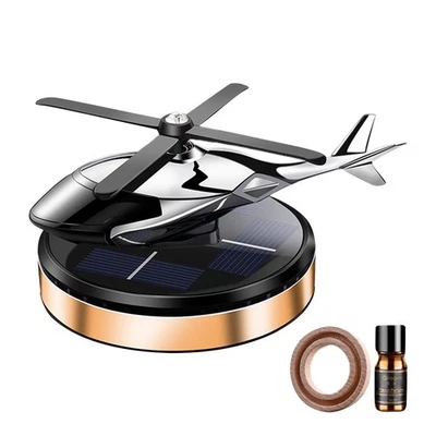 Ambientador difusor de fragancia para automóvil helicóptero energía solar aromaterapia para automóvil Foto 1 de 4