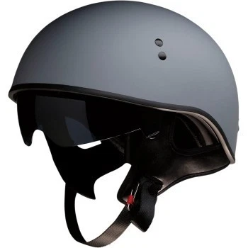 Medio casco Z1R Vagrant aprobado por el DOT - imprimación plana gris - adulto talla pequeña Foto 1 de 4