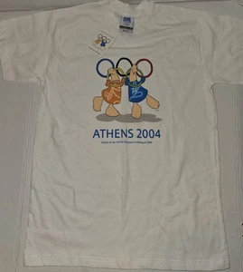 Athens 2004 Olympics T-Shirt Mascots New NWT HTF - Picture 1 of 6