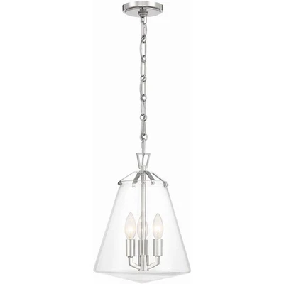 Mini araña Crystorama VSS-7004-PN Voss níquel pulido Foto 1 de 4