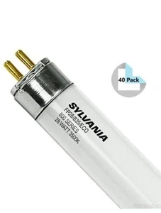 Sylvania FP28/835/ECO (40 Pack) T5. Fluorescent Tubes - 3500K, 28W, 4' - Picture 1 of 4