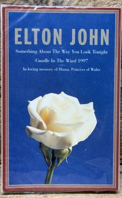 Elton John Cassette Something About The Way You Look Tonight Candle Wind 1997 Se - Image 1 of 4