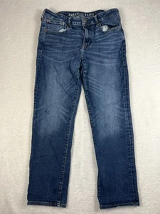 American Eagle Jeans Herren 34x30 Blau Original Straight Faded Airflex+ Y2K - Bild 1 von 7