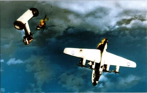 Postal pérdidas aéreas bombardero estadounidense Hamburgo Alemania Segunda Guerra Mundial - Imagen 1 de 2
