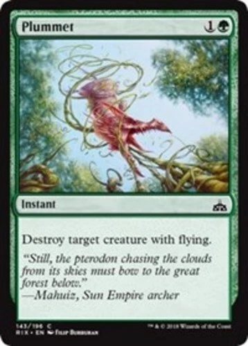 x1 Plummet - Rivals of Ixalan - NM - MTG - Image 1 of 1