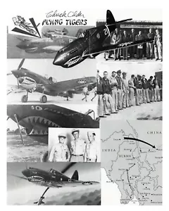 Chuck Older WWII Flying Tigers Signed Autograph 8 x 10 Photo PSA DNA j2f1c *07 - Picture 1 of 3