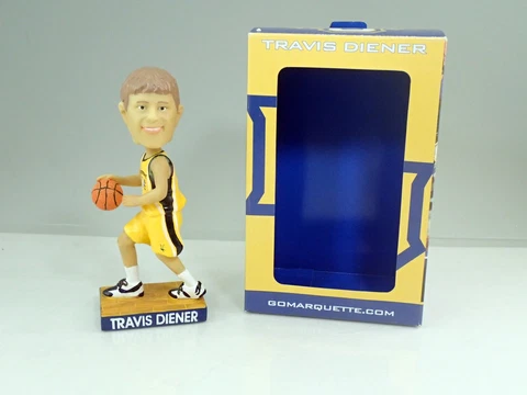 Marquette Golden Eagles Warriors Travis Diener Bobblehead In Box Cover