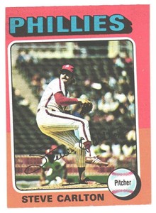 1975 Topps Mini - Steve Carlton (#185)  Philadelphia Phillies