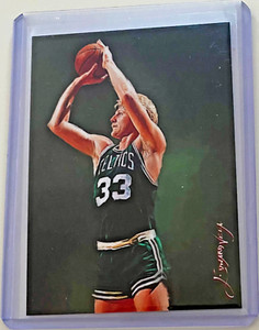 LARRY BIRD 2017 #19 Edward Vela Limited Edition #49 of 50 Sketch Art Card