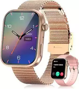 Smartwatch Mujer Hombre con Función Teléfono Reloj Deportivo Reloj de Pulsera para Android IOS - Imagen 1 de 6