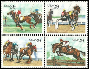 US #2759a MNH 1993 Sporting Horses - Picture 1 of 1