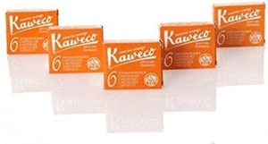 Kaweco Sunrise Orange Fountain Pen Ink Cartridges Std International 30 Refills - Picture 1 of 4
