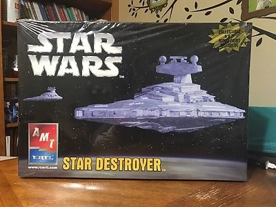 AMT ERTL Star Wars Star Destroyer Model Kit with Collectible 5x7 Movie Print - Image 1 of 4