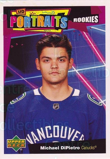 2020-21 Upper Deck UD Portraits #68 Michael DiPietro - Image 1 of 1